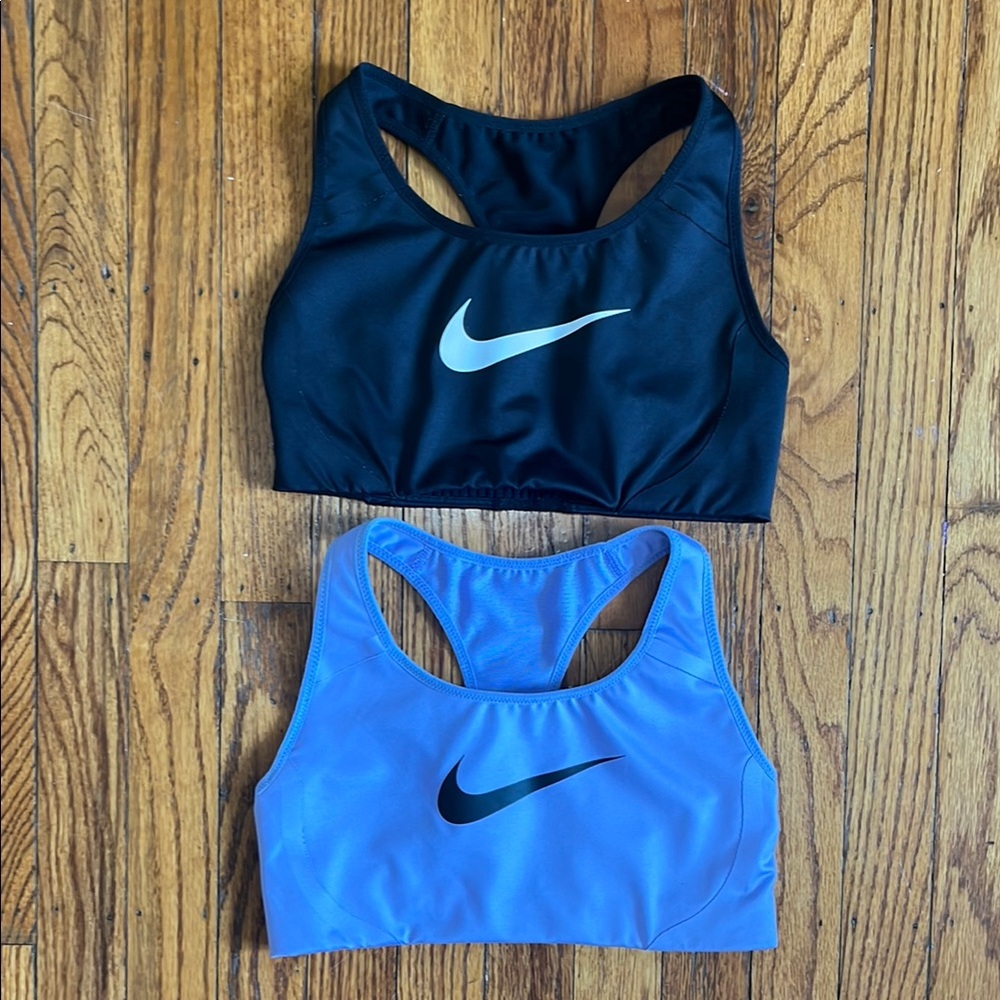 2-Pack Nike Sportsbras in Light Purple and Black